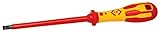 C. K Tools T49144-040 Dextro VDE Insulated Slotted Driver Cabinet Tip 5/32-Inch x 4-Inch Shaft [並行輸入