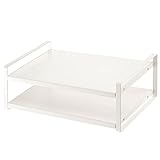 レンジ上 ラック 台 収納ラック キッチンラック 台所収納 耐熱 キッチン収納 キッチン レンジ棚 ホワイト