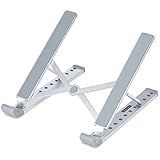 StarTech.com ノートパソコンスタンド／アルミニウム製／耐荷重10kg／折りたたみ式／角度調整可能／携帯ポーチ付き／ノートブックPC 傾斜台 LAPTOP-RISER-BAR