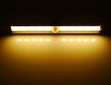 MiyoleポータブルキャビネットライトセンサーMontion WarmホワイトLED夜間ライト電池式クローゼット階段照明
