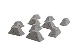 War World Game World at War ダメージドラゴンの歯タンクトラップ (サイズと数量を選択) - 28mm WW2 ウォーゲーム地形
