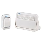 オーム電機 ワイヤレスチャイム OCHシリーズ 押しボタン送信機＋AC式受信機 ナイトライト機能付き 音と光でお知らせする 呼び出し 呼び鈴 玄関 ドアチャイム