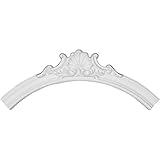 Ekena Millwork cr50sh 50インチod X 43 3 / 8インチID X 3 4インチW x 1インチPシェル天井リング( 1 / 4の完了円、、、ホワイト