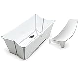 Stokke Flexi Bath in White with Newborn Support by Stokke [並行輸入品]