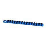 Ernst Manufacturing 8417-Blue-1/4 13-Inch Socket Organizer and 15-1/4-Inch Twist Lock Clips [並行輸入品]
