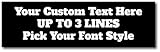 カスタム マグネット カスタム バンパー オートマグネット | 8インチ x 2.5インチ カスタマイズ フォントを選択 カラーを選択 磁気バンパーステッカー | 高耐久 アメリカ製 マグネット