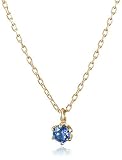 【Amazon.co.jp限定】[ステラ.ジェイ] Stellar.J 9月誕生石サファイア K10 イエローゴールド 一粒ネックレス TDS8206J_-89