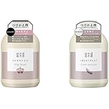 【セット買い】andand(アンドアンド) ゆったりと[ノンシリコーン処方] シャンプー エアリーピーチの香り 480ml & ときめく[ノンシリコーン処方] トリートメント スウィートジャスミンの香り 詰替え用 480ml