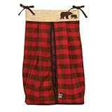 Trend lab 110243 Northwoods Diaper Stacker - Buffalo Check Flannel