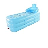 インフレータブルバスタブ大型プラスチック折り畳みダブルシンプルな家庭の子供の大人のカップルのバスルームのバスのバスタブのバスバスタブのバスタブ ( カラー から゜ : 青 )