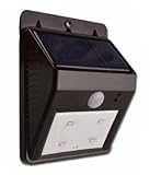 取付け簡単 省エネ　エコ　環境にやさしい　防水ソーラーLEDライト　人感知センサー搭載　DFS-SLED700