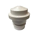 Ayrlett p50 Air Admittanceバルブ20 Dfu With PVC Solvent溶接構成、2 " - 1 – 1 / 2インチ、ホワイト