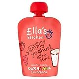 外国からの出荷Ella's Kitchen Organic Greek Yoghurt & Strawberry?90g