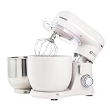 Kitchen in the box Stand Mixer, 4.5QT+5QT Two bowls Kitchen Mixer, Matte Food Mixer for Daily Use with Egg Whisk,Dough Hook,Flat Beater (Onyx Black)