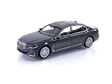 TrueScale Miniatures MINI GT 1/64 BMW 750Li xDrive ベルニーナグレー アンバーエフェクト (左ハンドル) 完成品