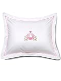 Jacaranda Living Cotton Percale Baby Boudoir Pillow Cover Cinderella's Coach Pink [並行輸入品]