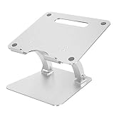 Nulaxy ノートパソコン スタンド PCスタンド 折り畳み式 滑り止め アルミ製 Macbook/Macbook Air/Macbook Pro/iPad/ノートPC/タブレット 10~17.3インチに対応 シルバー Nulaxy ノートパソコン スタンド PCスタンド 折り畳み式 滑り止め アルミ製 Macbook/Macbook Air/Macbook Pro/iPad/ノートPC/タブレット 10~17.3インチに対応 シルバー