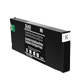 Roland By-20およびBN-20Dプリンター用の互換性のあるBN-20D BY-20 DTFインクカートリッジ220ml with chip in k c m y w 5カラーオプション(220ml - Black)