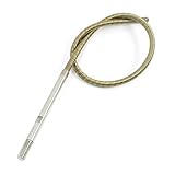 uxcell rcラジコンボートパーツ　金属フレキシブル　ケーブルシャフト　アクスルスタブロッド　ゴールドトーン　4ｍｍ　スレッド250ｍｍ