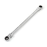 TEKTON WRN77107 Extra Long Flex-Head Ratcheting Box End Wrench, 12 mm x 14 mm [並行輸入品]