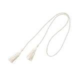 東京堂 フラワー資材 パステル房付組紐 (2本入り) ホワイト RS018725-001