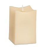 パックの4 Simplux Squared Neutral Toned LED Candle with Moving Flame 5 "
