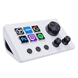 TreasLin ストリームドック ストリームコントローラーデッキ N3 12マクロキー OBS Twitch YouTube対応 PC/Mac ホワイト