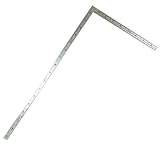 シンワ測定 曲尺 同厚 併用 1尺6寸裏面50cm 名作赤数字入 シルバー 10645