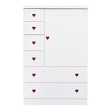 アルファタカバ ベビータンスシリーズ パルコハート 90cm幅マルチ レッド