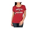 NFLタンパベイ・バッカニアーズWomen 's Greatnessプログラム半袖クルーネックTシャツ、XL、アスレチックレッド