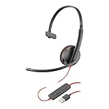 Plantronics Blackwire C3210 ヘッドセット - モノ - USB Type A - ワイヤ接続 - 20 Hz - 20 kHz - オーバーヘッド式 - モノラル - スープラオーラル型 - ノイズキャンセリングマイク