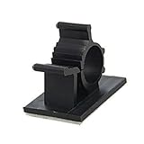 80個3 / 8 "インチセルフ粘着調整可能なワイヤクランプステッカーケーブルタイクリップ