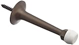 Rockwood 519.10B Bronze Door Stop 3-1/4 Projection #10-24 x 1-1/4 Hanger Bolt Fastener 1-1/4 Base Di