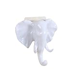 kanzd Elephant Head自己粘着ウォールドアフックハンガーバッグキーStickyホルダーバスルームキッチンフック