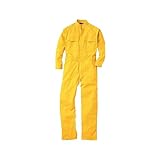 つなぎ　9000　オーバーオール　続き服　長袖　16カラー (LL, イエロー)