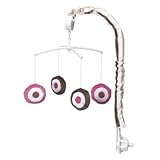 Mod Dots/str Pink/Choc Mobile by Bacati [並行輸入品]