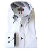 [パリス16ク] ワイシャツ メンズ 長袖 形態安定 ボタンダウン ドゥエボットーニ 大きいサイズ 3L 1