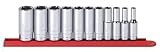 GearWrench 80555 11 Piece 3/8-Inch Drive 6 Point Deep SAE Socket Set [並行輸入品]