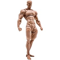 Amazon | 1/12スケール 男性アクションフィギュア 6インチ 超柔軟で