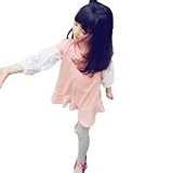 ［ピーチ＆クリーム］ PEACH＆CREAM　ドレス ベルシードレス ネックレス付き 13号 ピンク