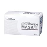 フォーカス (業務用セット) 3層式不織布マスク レギュラー ホワイト 1箱(50枚) (×10セット)