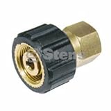 Twist-fast Coupler - Fixed FEMALE 22MM X 3/8" FEMALE [並行輸入品]