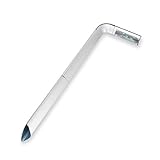 amzmonnsuta　2個入りおしゃれガーデンソーラーライト　パス・芝生　L型4白色LED太陽光ライト太陽光発電景屋外照明ランプ　庭/中庭/芝生/通路に適す