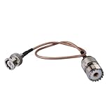 DHT Electronics RF同軸同軸ケーブルアセンブリBNCオスto UHFメスso-239 so239 6 "