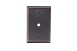 Amerock BP36526ORB Mulholland 1 Cable Wallplate, Oil-Rubbed Bronze [並行輸入品]