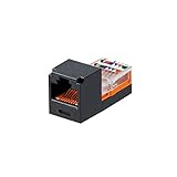 パンドウイット カテゴリ5eモジュラージャック 黒 CJ588BLY