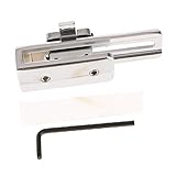 F Fityle ガラス　シャワールーム　ドアロック　実用的　超耐久性　シンプル　全2色 - B