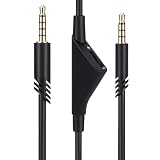 Umvowuxa 交換用 A40 ケーブル Astro A40TR ミュート ボタン キー Astro A40TR Astro A10 A40 A30 A50 と互換性あり ヘッドフォン ミュート機能 オーディオ ゲーム ケーブル (2M / ミュート機能)