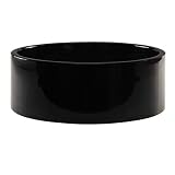 Decolav 2806-OBS Incandescence Tall Round Vessel Sink, Obsidian [並行輸入品]