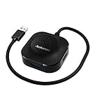 USBハブ 4ポート USB3.0 HUB mini 4ポートUSB 3.0ハブ 携帯usbハブ 高速転送 USBハブエキスパンダ用PC M